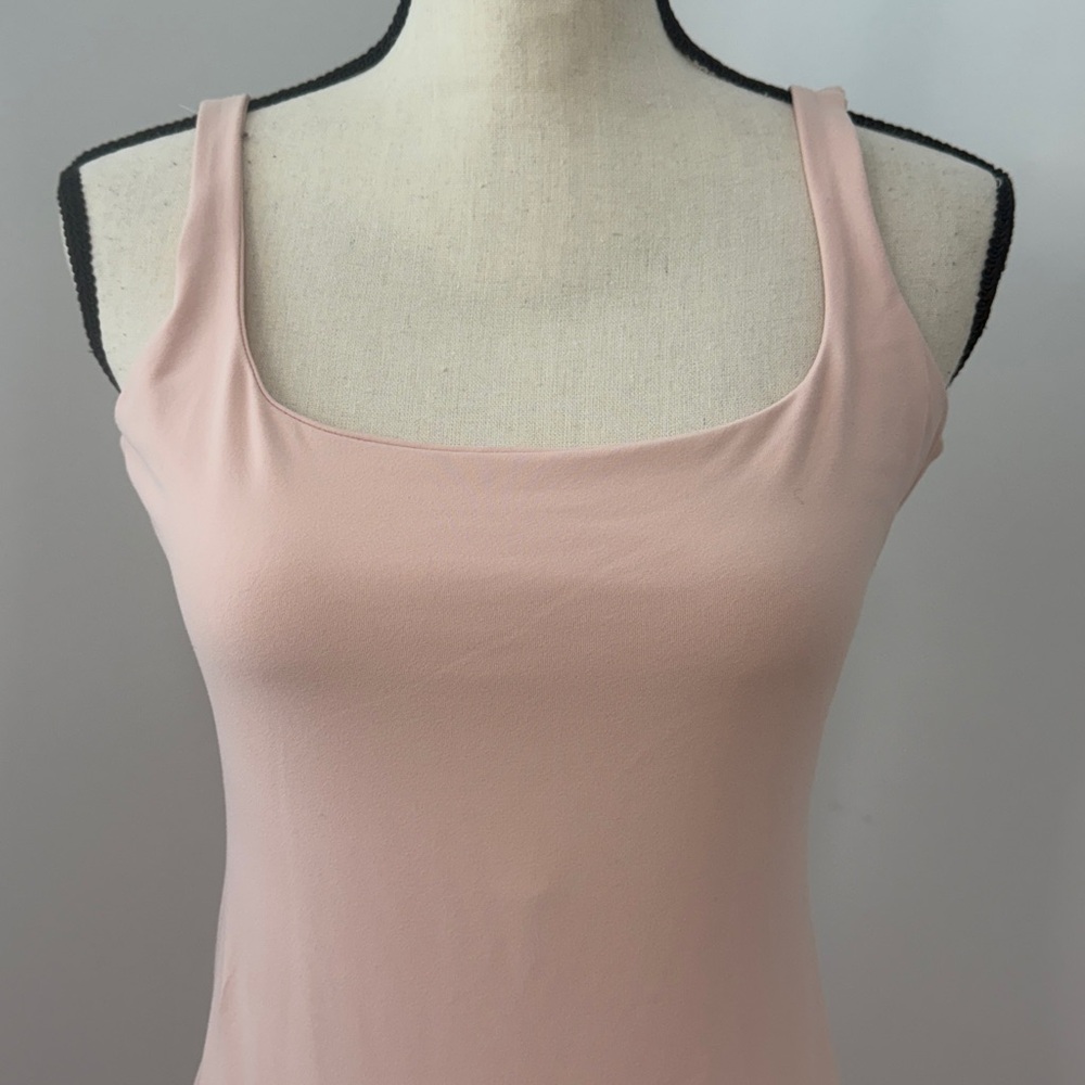 REVOLVE Susana Monaco Blush Pink Bodycon Scoop Neck Maxi Dress. Sm - Picture 3 of 12